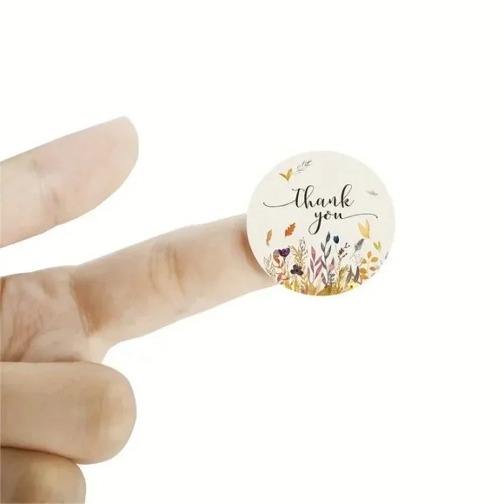 100 Thank You Stickers Lab 1” Round Labels